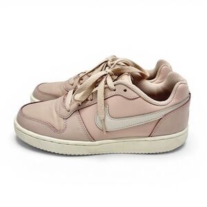 Nike Ebernon Low AQ1779-200 Particle Beige/Desert Sand/Pink Women's Size 6.5